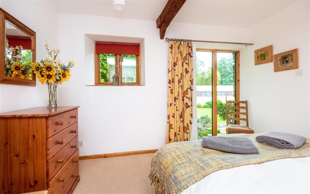 This is a bedroom at The Barn at Widland Farm in Modbury