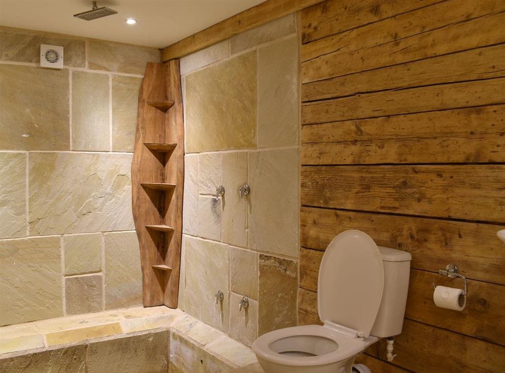 Quirky shower room at The Barn in Belton, near Great Yarmouth, Norfolk