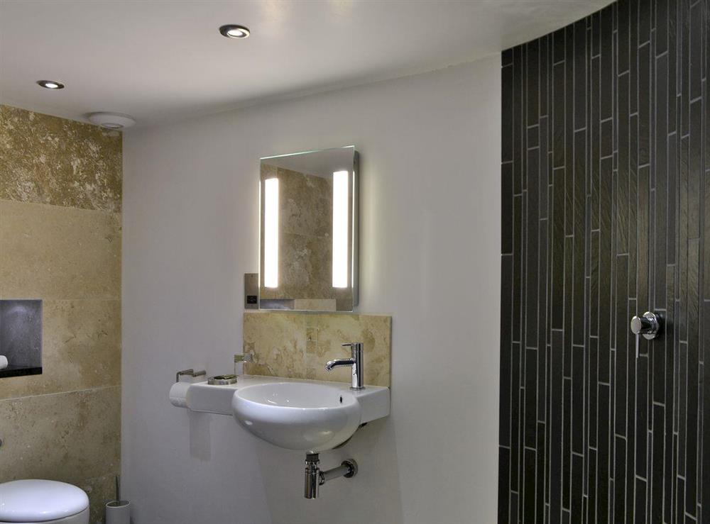 Luxurious wet room at The Barn in Brampton, Cumbria