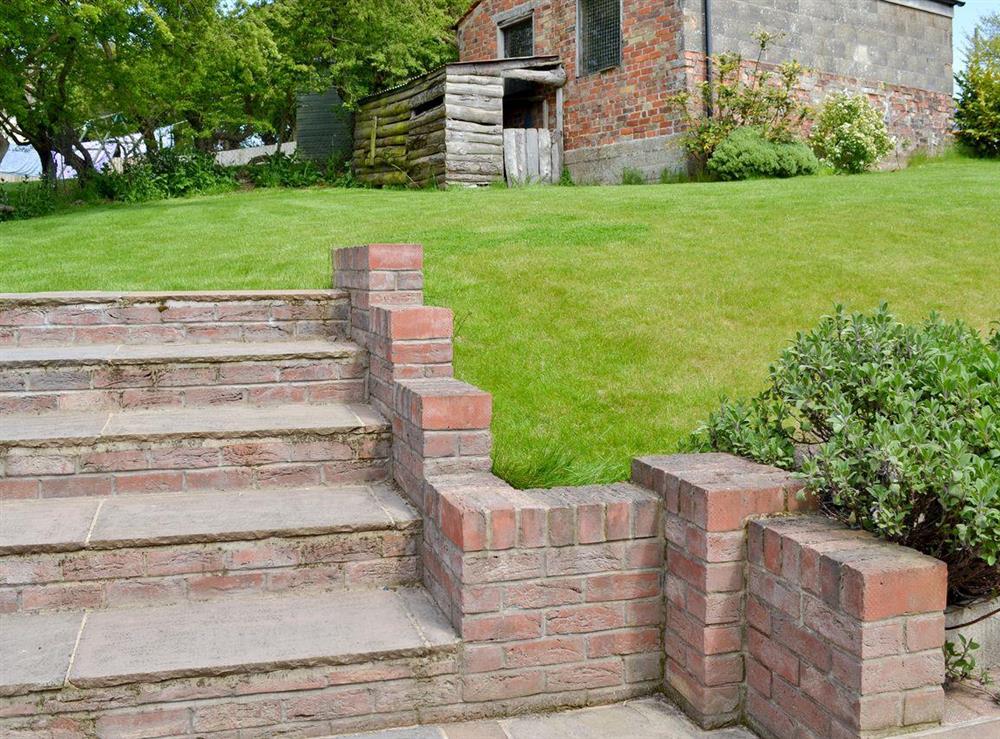 Garden at The Barn in Buckton, near Flamborough, North Humberside