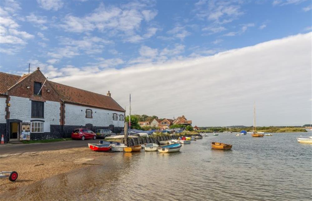 High tide at Burnham Overy Staithe at The Barn, Burnham Overy Staithe near Kings Lynn