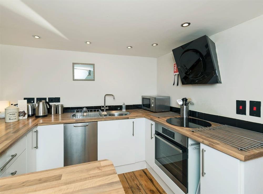 Immaculately presented kitchen area (photo 2) at The Barn by The Lake in Brompton Regis, near Dulverton, Somerset