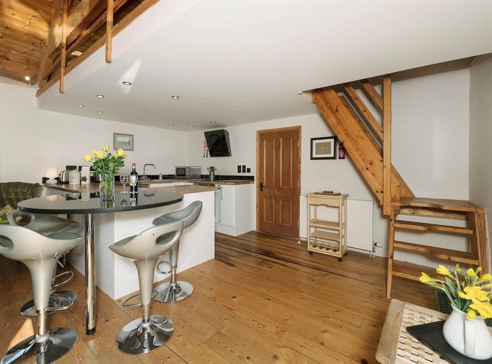 Immaculately presented kitchen area at The Barn by The Lake in Brompton Regis, near Dulverton, Somerset