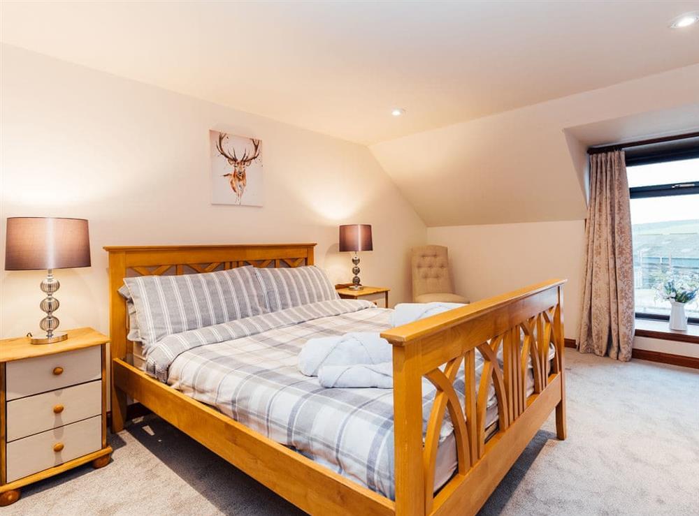 Double bedroom at The Barn in Castle Douglas, Kirkcudbrightshire