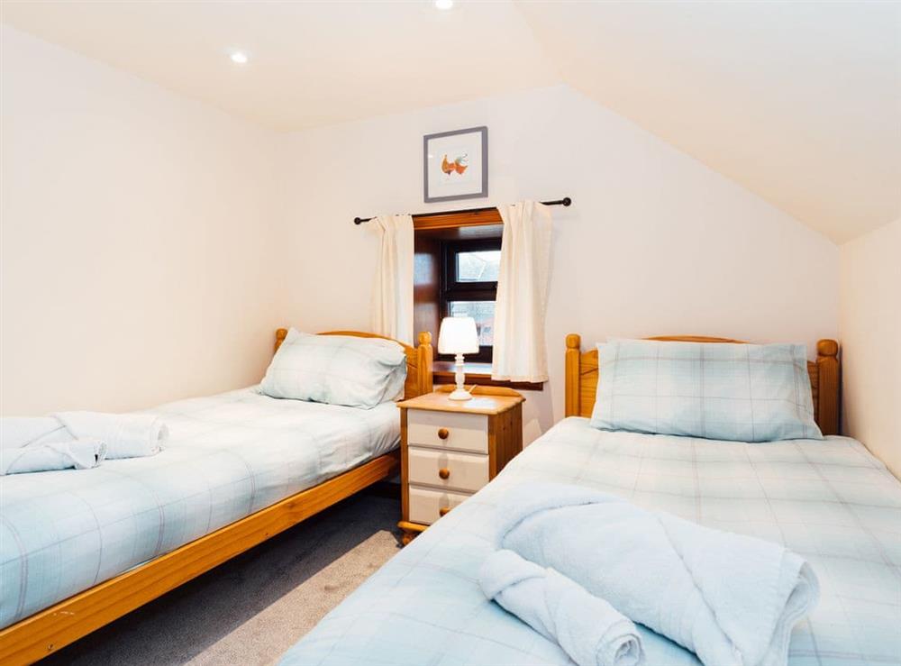 Twin bedroom at The Barn in Castle Douglas, Kirkcudbrightshire