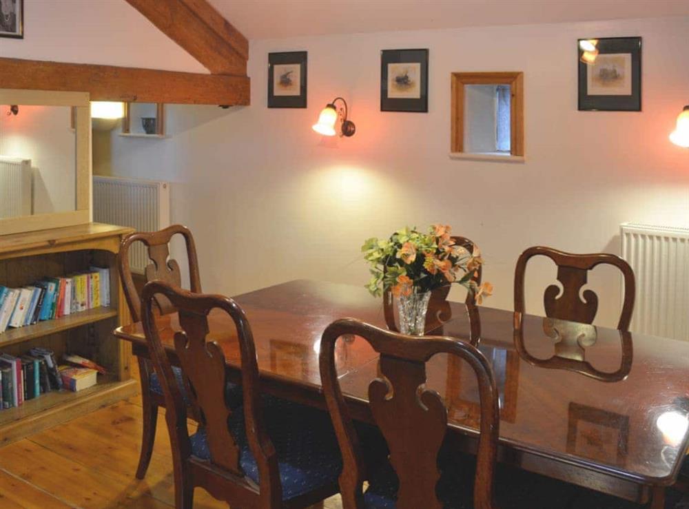 Dining Area at The Barn in Corney, near Bootle, Cumbria