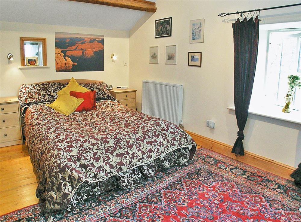 Double bedroom at The Barn in Corney, near Bootle, Cumbria