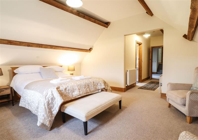 One of the bedrooms at The Barn, Corwen
