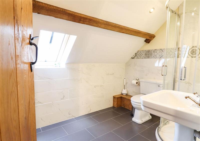 This is the bathroom at The Barn, Corwen