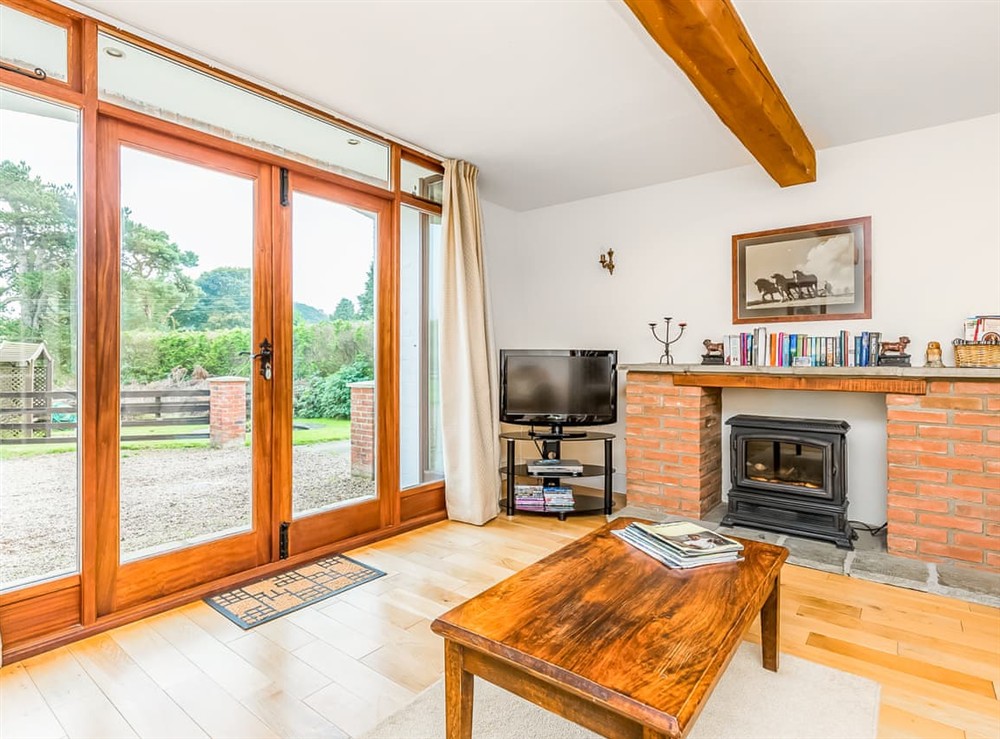 Living room at The Barn Cottage in Grimblethorpe, Lincolnshire