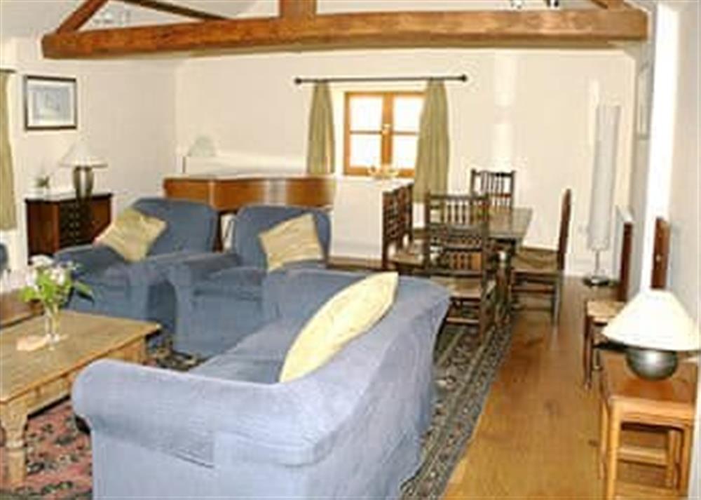 Living room at The Barn, Dunstan Farm in Gringley-on-the-Hill, South Yorkshire
