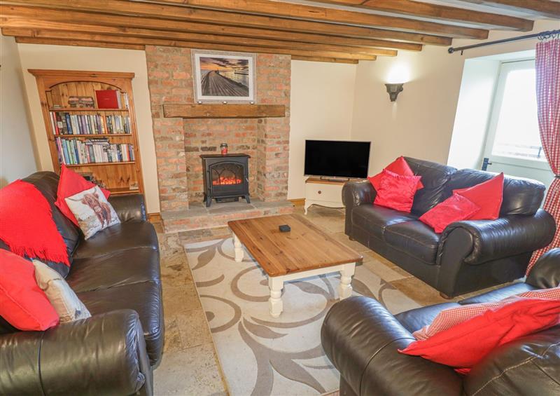 This is the living room at The Barn, Easington near Staithes