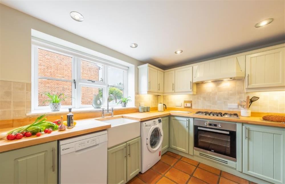 Ground floor: A country style fitted kitchen at The Barn, Great Ryburgh near Fakenham