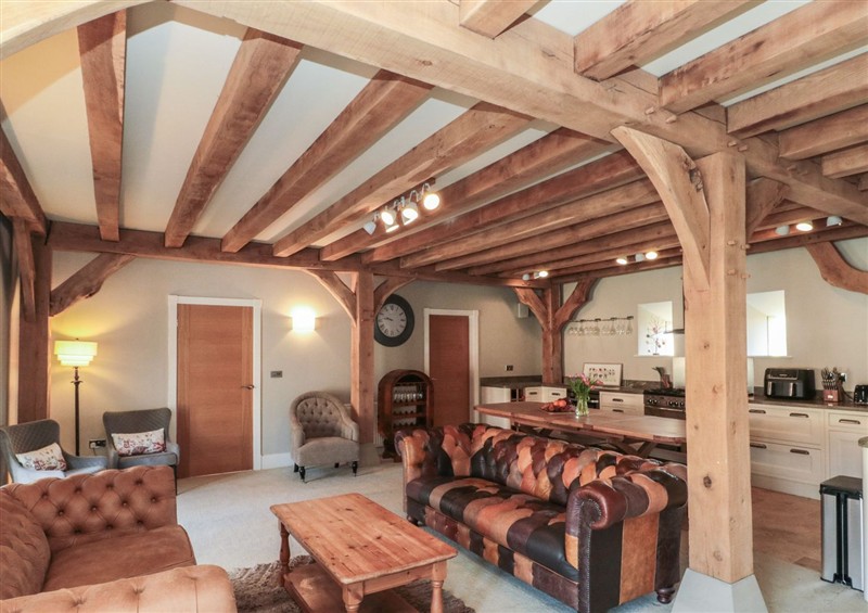 The living area at The Barn, Helperby near Boroughbridge