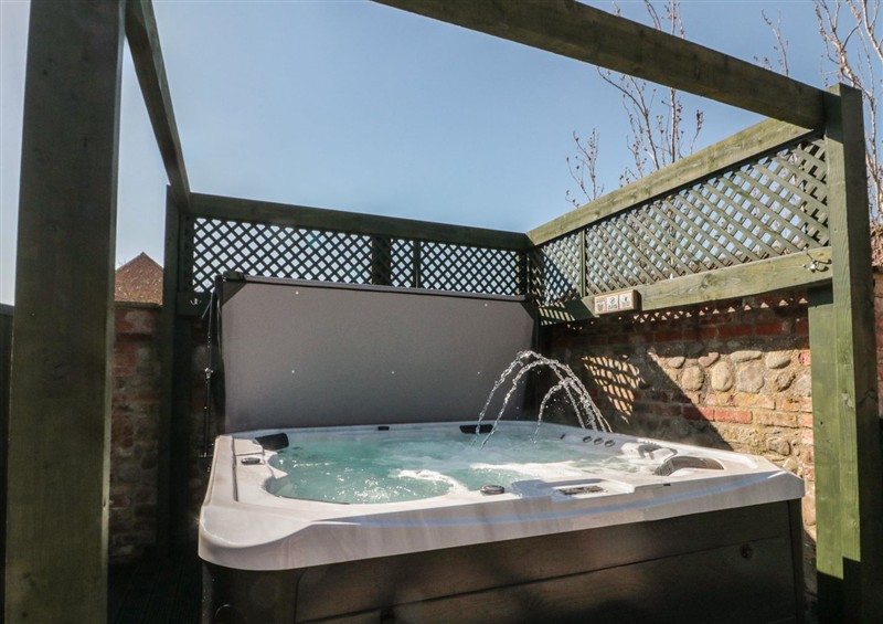 There is a pool at The Barn, Helperby near Boroughbridge