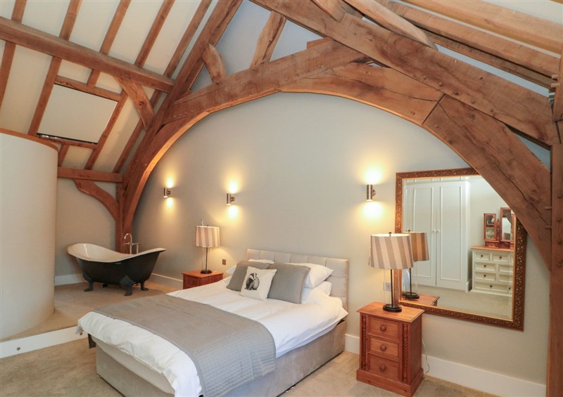 This is a bedroom at The Barn, Helperby near Boroughbridge