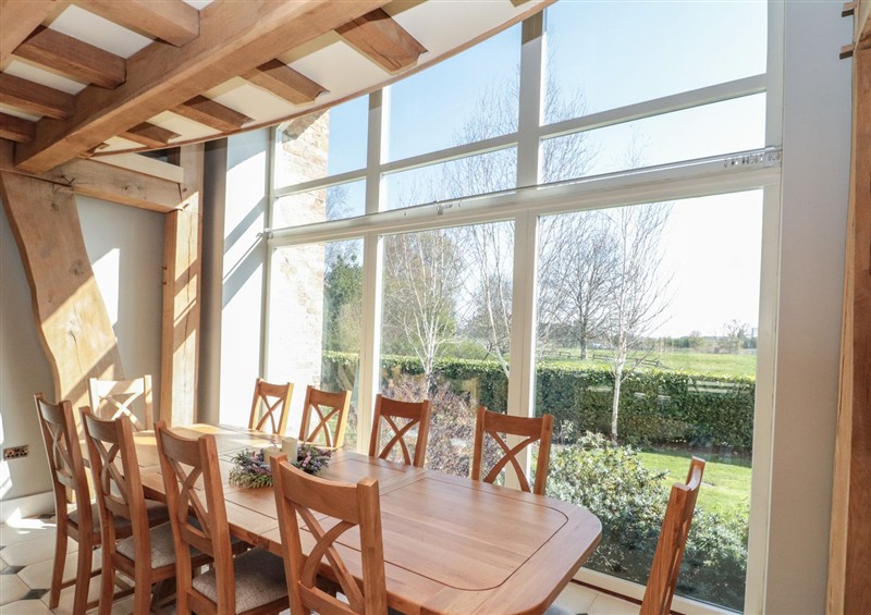 This is the dining room at The Barn, Helperby near Boroughbridge