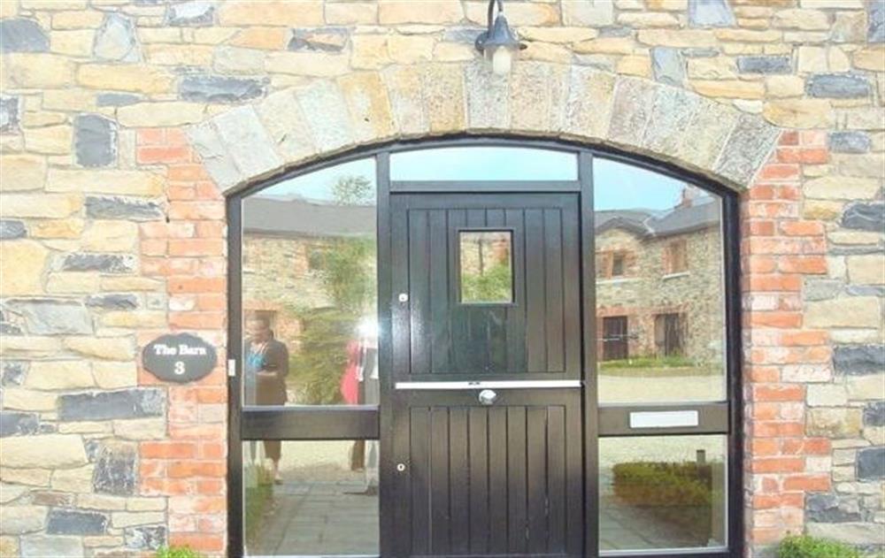 The entrance to The Barn