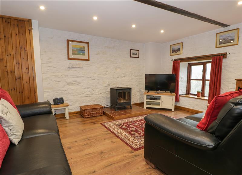 Enjoy the living room at The Barn, Llangynog near Llanrhaeadr-Ym-Mochnant