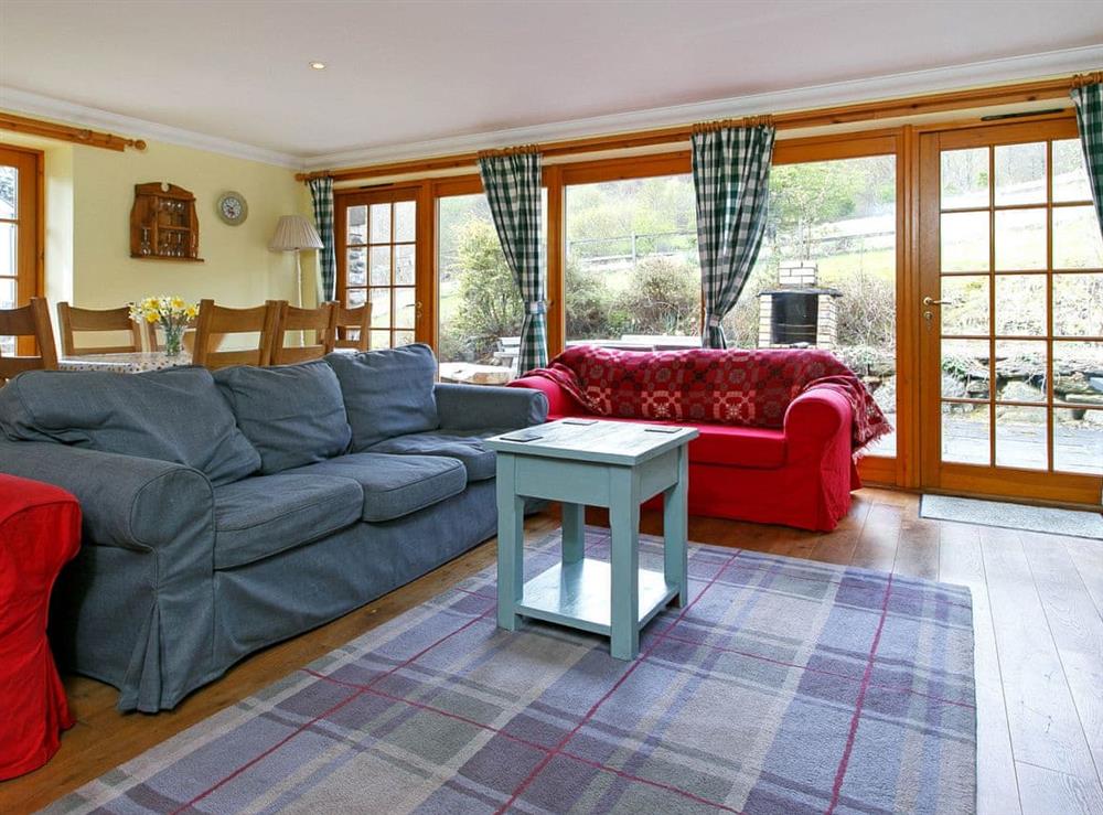 Living area (photo 3) at The Barn in Lochearnhead, Perthshire