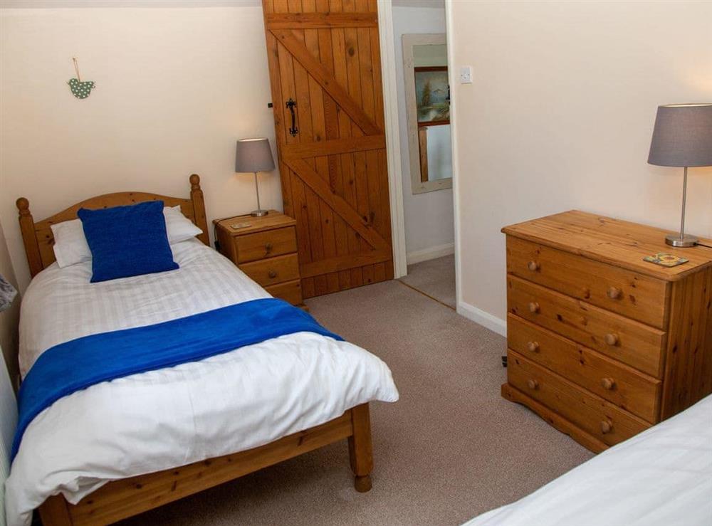Twin bedroom at The Barn in Long Sutton, Langport, Somerset., Great Britain