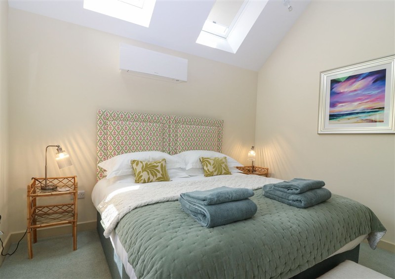 This is the bedroom at The Barn, Lower Lodge, Cupar