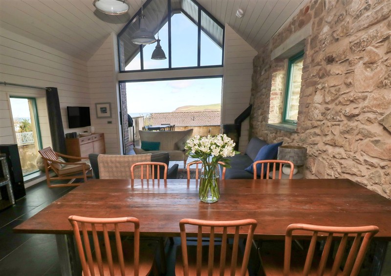 Dining room at The Barn, Newport