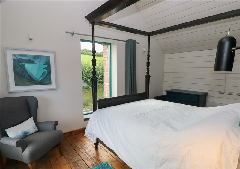 One of the 3 bedrooms at The Barn, Newport