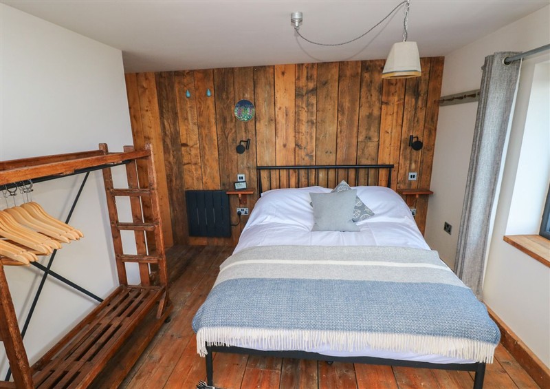 One of the bedrooms at The Barn, Newport