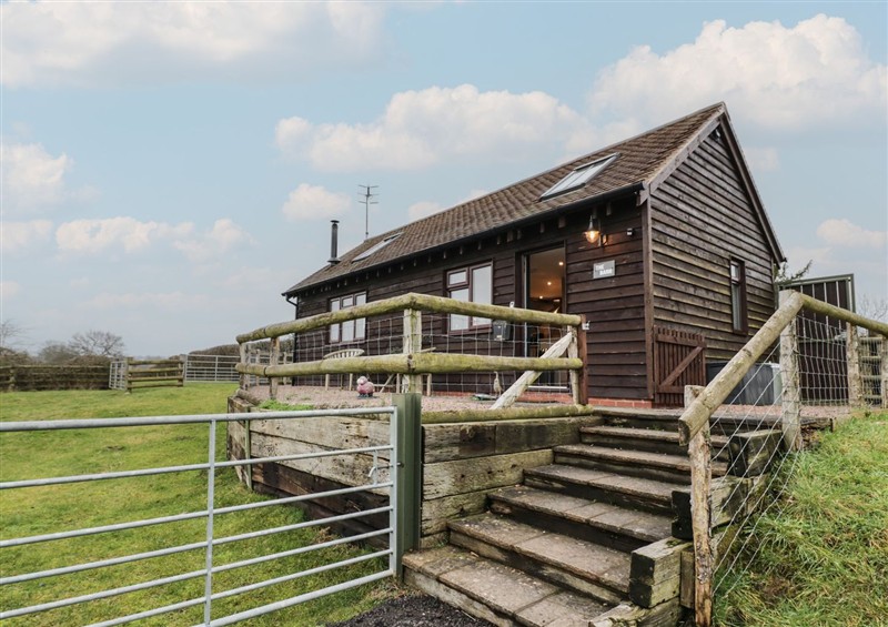 Outside The Barn on The Lagoon at The Barn on The Lagoon, Shernal Green near Droitwich Spa