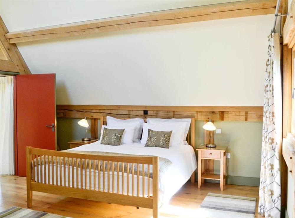 Double bedroom at The Barn Reborn in Winchcombe, Gloucestershire
