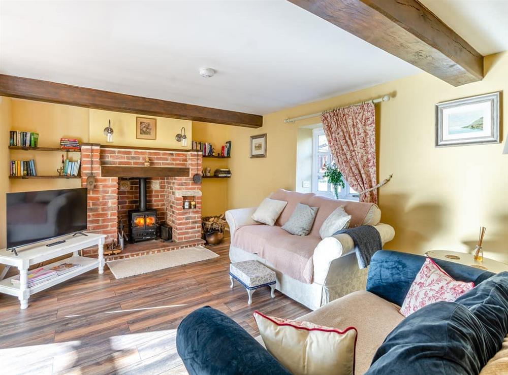Living room at The Barn in Ropsley, near Grantham, Lincolnshire