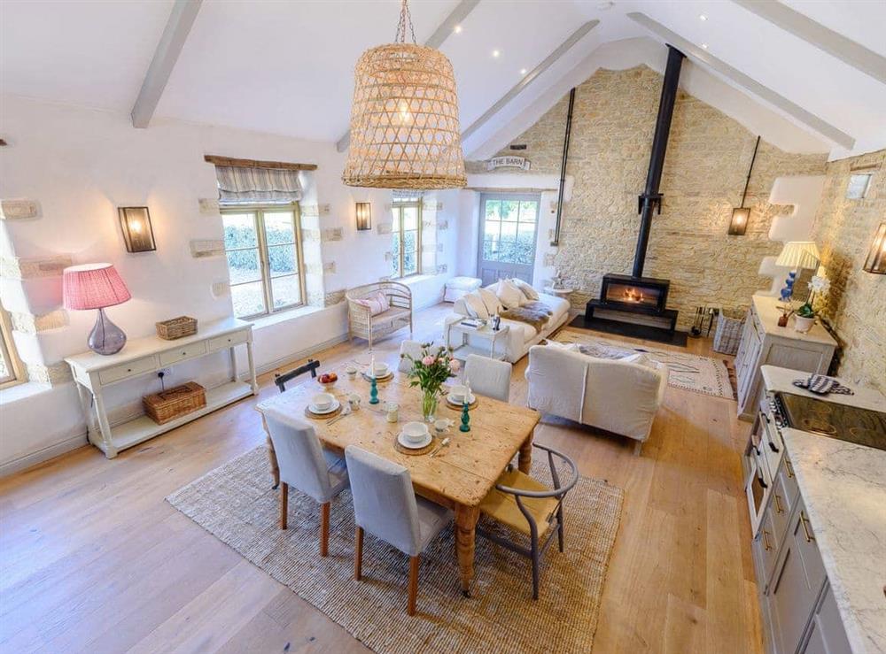 Open plan living space (photo 3) at The Barn in Shipton Under Wychwood, Oxfordshire
