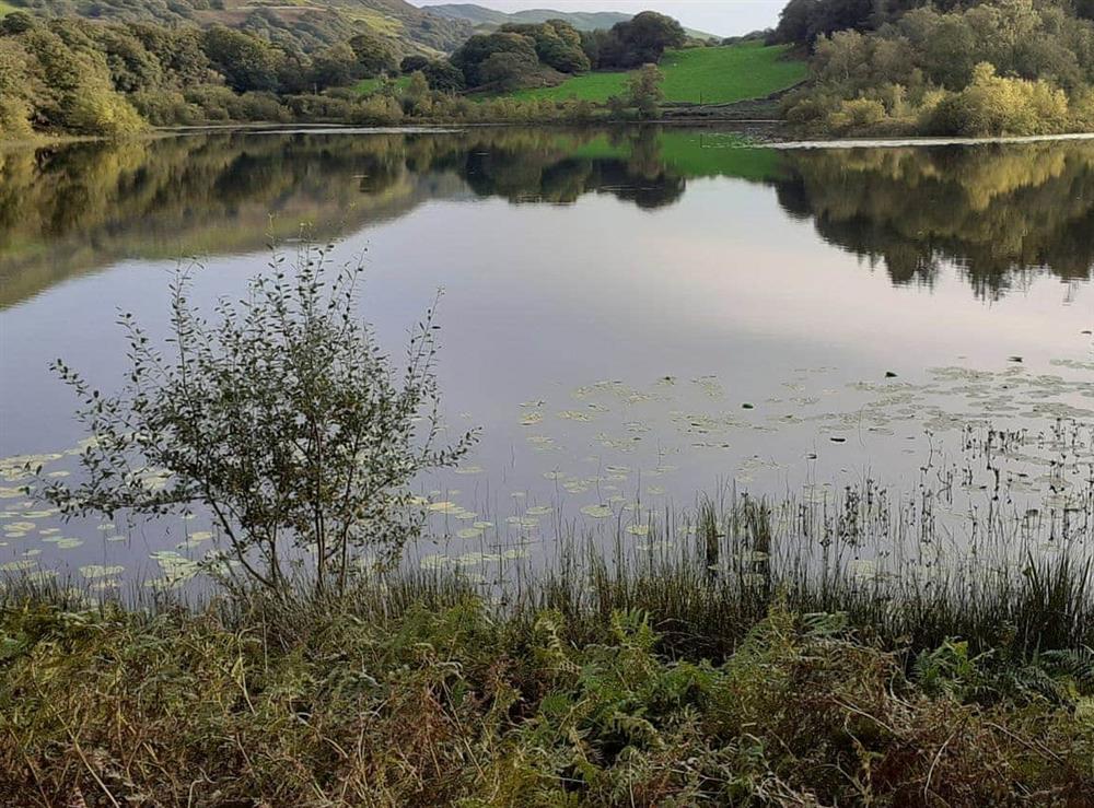Llyn Tecwyn Isaf - Popular fishing lake close to the property at The Barn in Talsarnau, near Harlech, Gwynedd