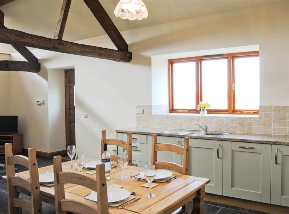 Open plan living/dining room/kitchen at The Barn in Talsarnau, near Harlech, Gwynedd