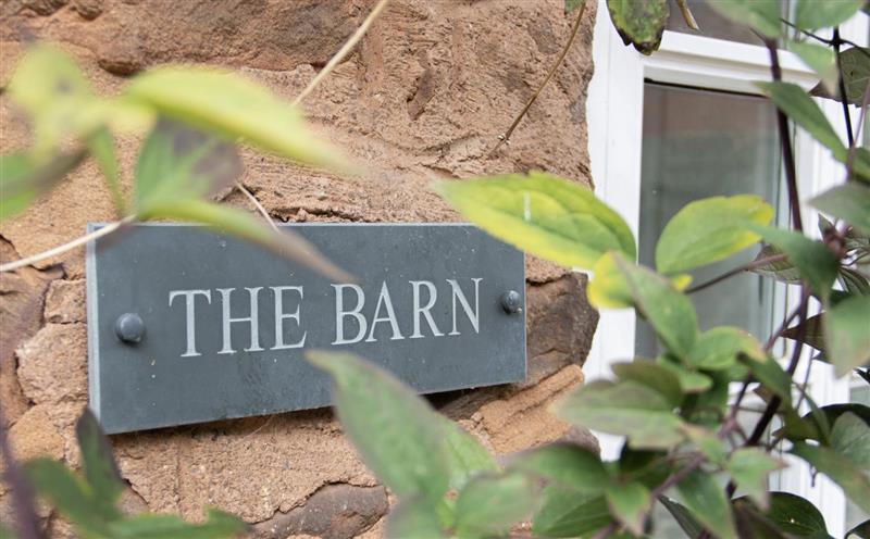 The garden in The Barn at The Barn, Timberscombe