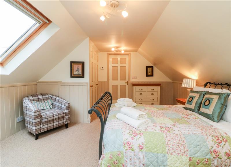 One of the bedrooms at The Barn, Upton near Brompton Regis