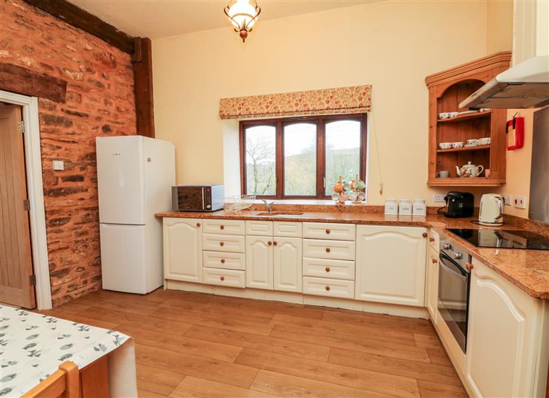 This is the kitchen at The Barn, Upton near Brompton Regis