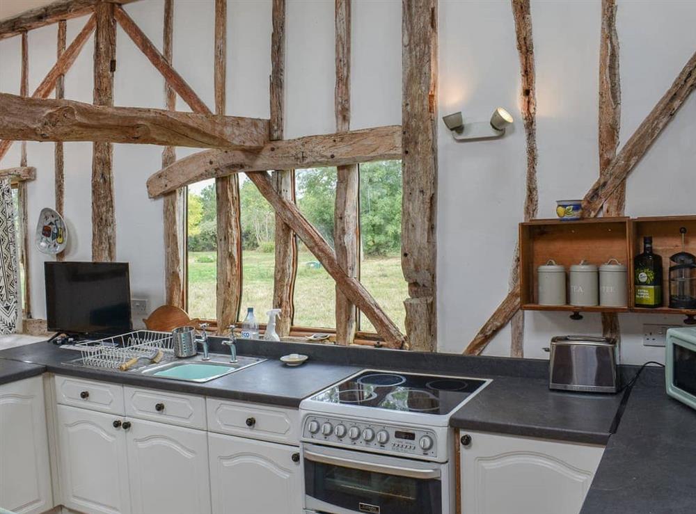 Kitchen area at The Barn in Walpole, near Halesworth, Suffolk