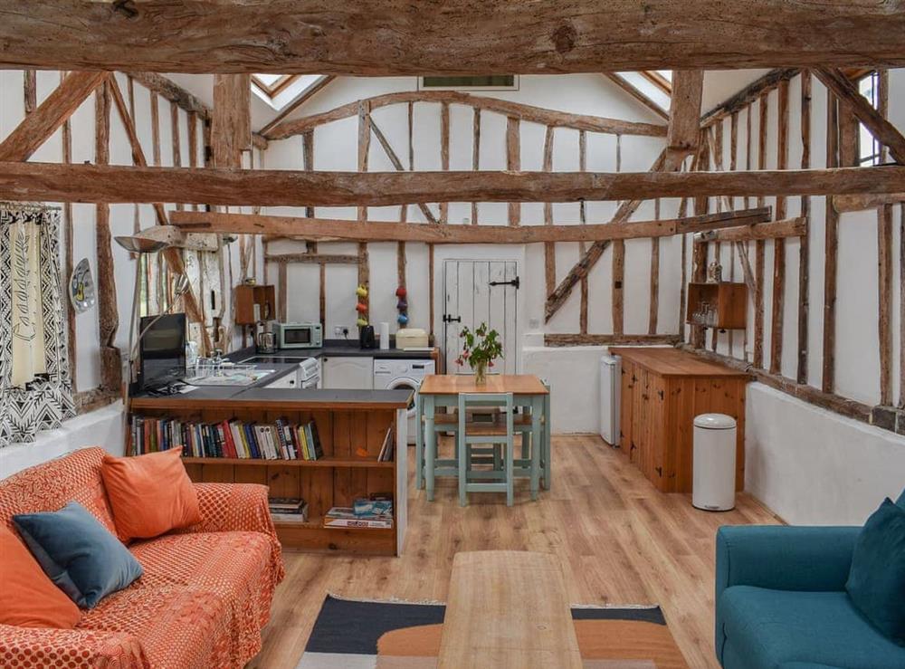 Open plan living space (photo 3) at The Barn in Walpole, near Halesworth, Suffolk