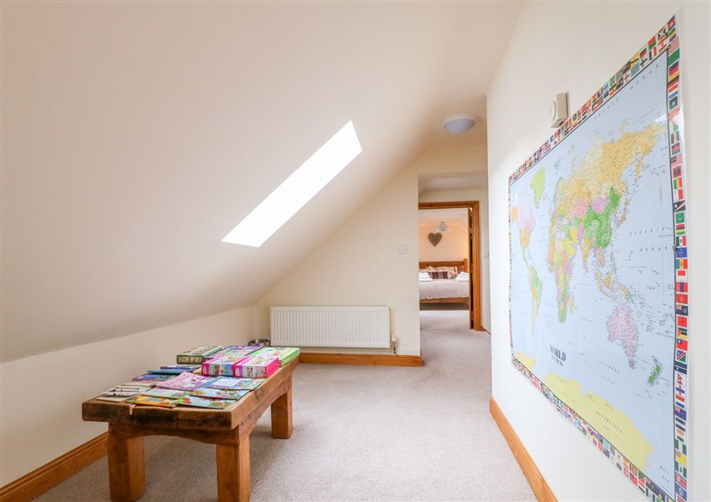 One of the bedrooms at The Barn, Wirksworth
