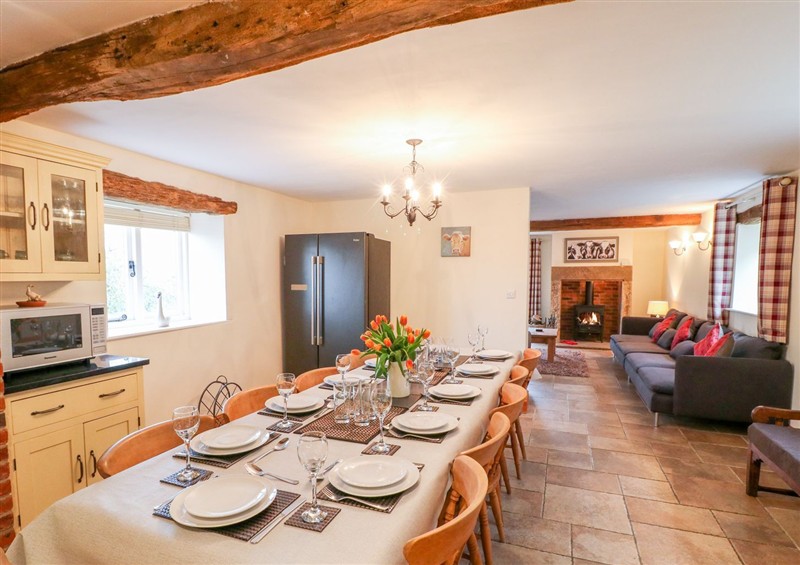 The dining area at The Barn, Wirksworth