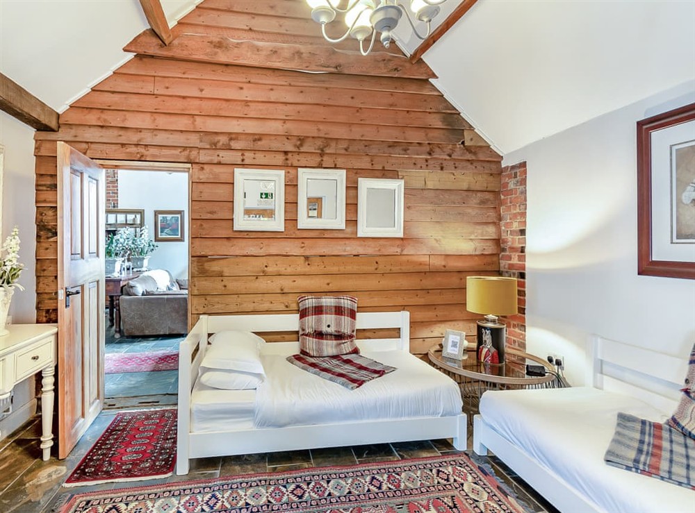 Living area at The Barn in Woking, near Guildford, Surrey