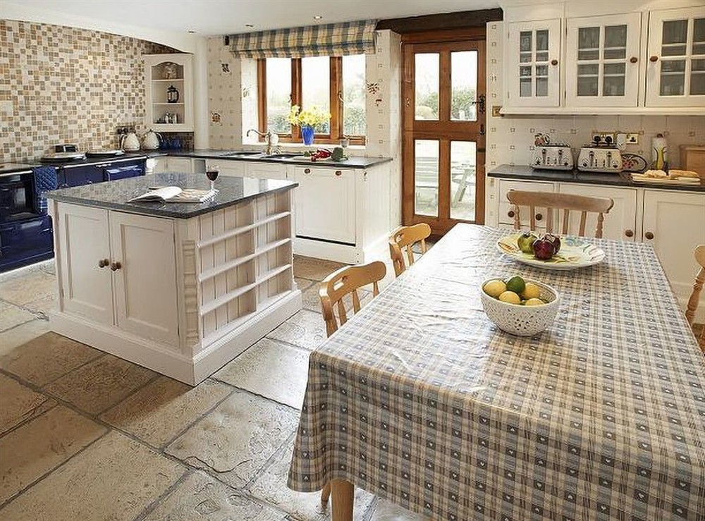 Kitchen at The Barn in Wooton Fitzpaine, near Charmouth, Dorset