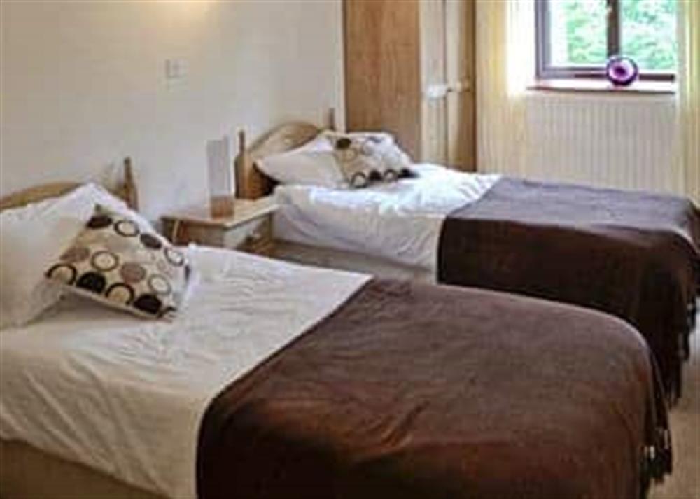 Twin bedroom at The Barnhouse in Hawes, North Yorkshire