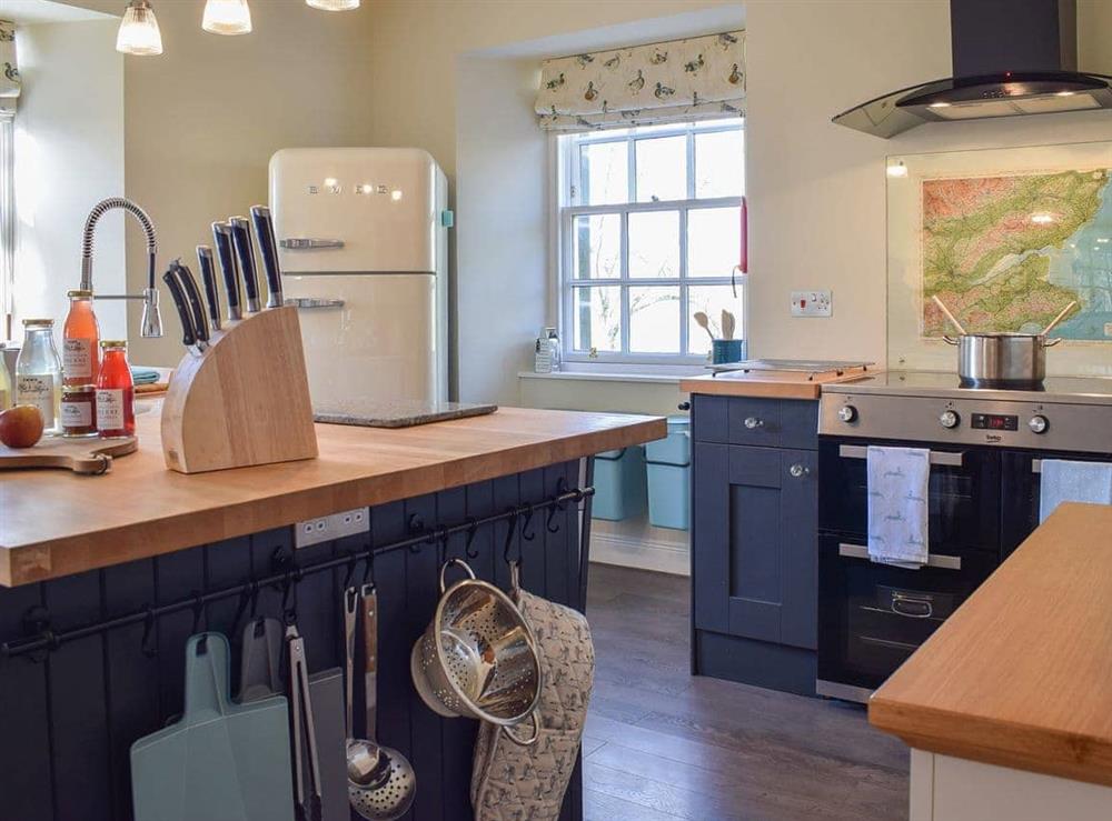 Fully appointed fitted kitchen at The Barracks @ East Neuk Orchards in Arncroach, near St Andrews, Fife