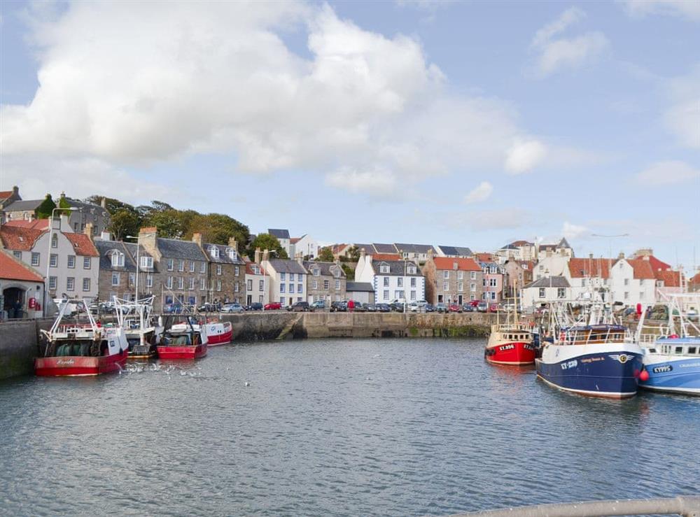 The lovely coastal town of Pittenweem at The Barracks @ East Neuk Orchards in Arncroach, near St Andrews, Fife