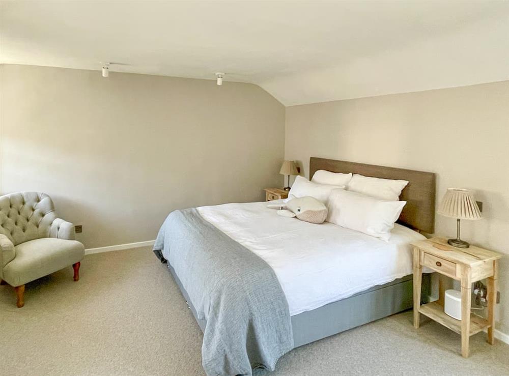 Double bedroom at The Basket Loft in Newlyn, Cornwall