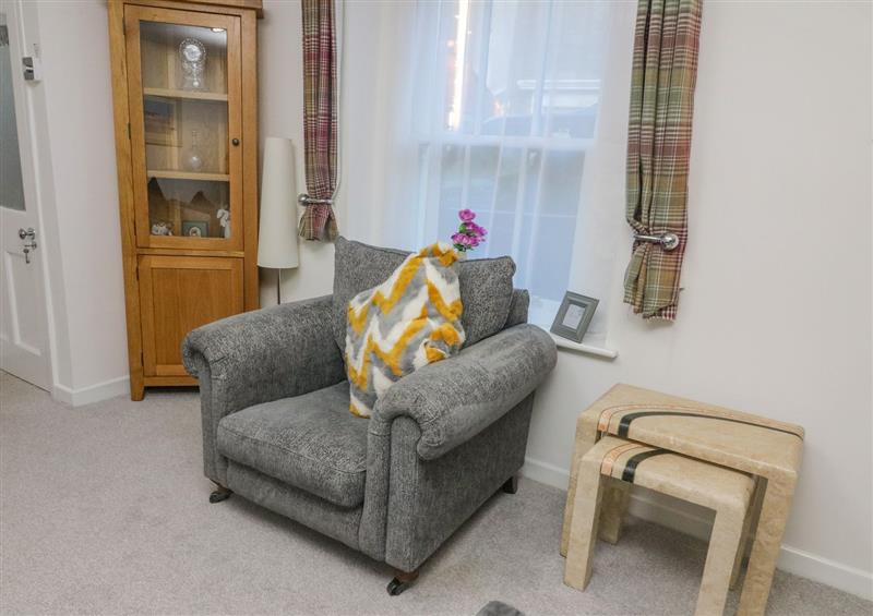 The living area at The Bay Cottage, Morecambe