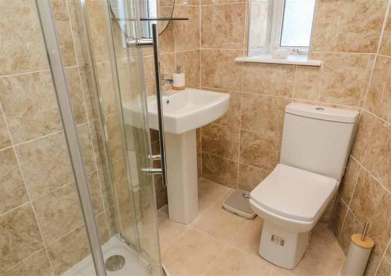 This is the bathroom at The Bay Cottage, Morecambe